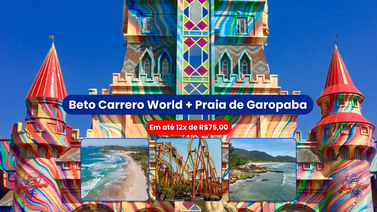 Beto Carrero World + Praia de Garopaba/SC 11 a 13/12
